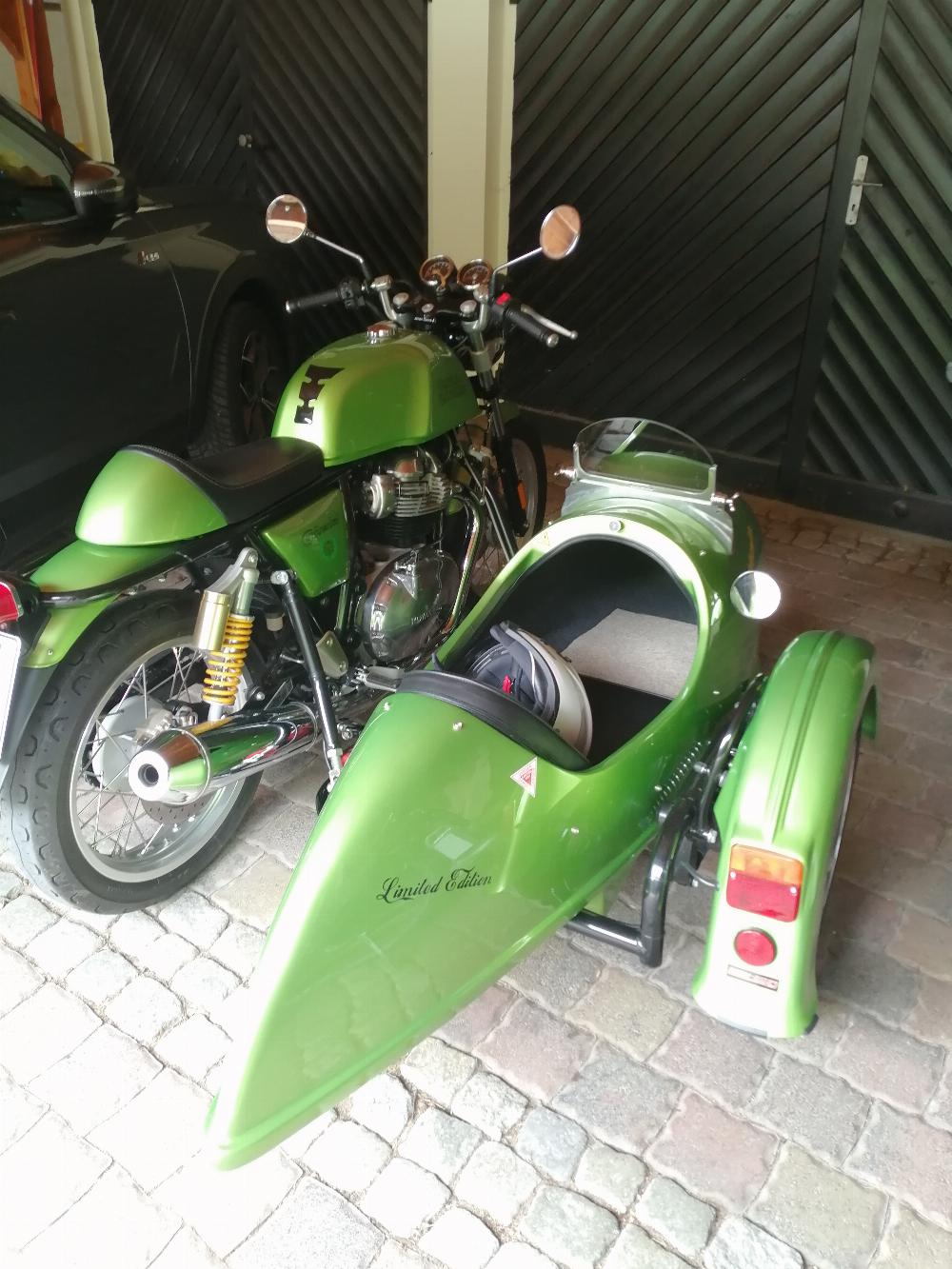 Motorrad verkaufen Royal Enfield 650 GT mit Watsonian Gespannnn Ankauf